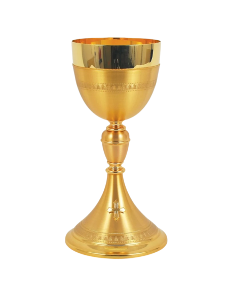 Juego Cáliz y Copón Santa Silvia