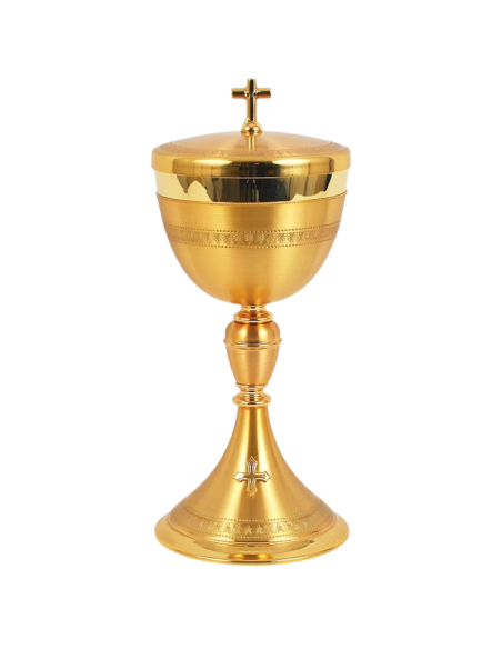 Juego Cáliz y Copón Santa Silvia