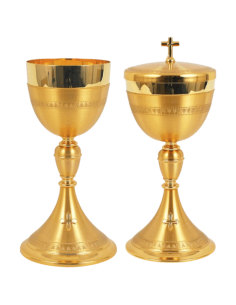 Chalice and Ciborium Set Saint Silvia