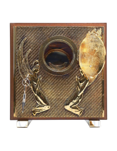 Tabernacle Sacred Heart and Angels with Monstrance Holder 2