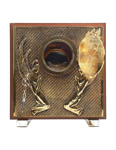 Tabernacle Sacred Heart and Angels with Monstrance Holder