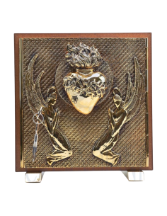 Tabernacle Sacred Heart and Angels with Monstrance Holder