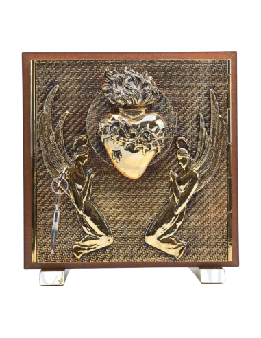 Tabernacle Sacred Heart and Angels with Monstrance Holder