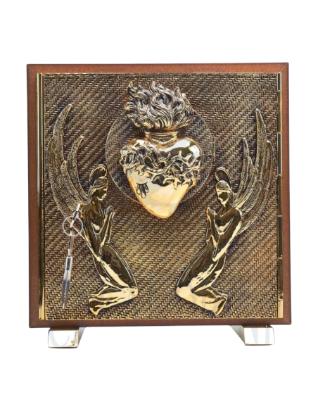 Tabernacle Sacred Heart and Angels with Monstrance Holder