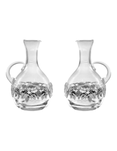 Vinajeras las Uvas del señor plateadas 2