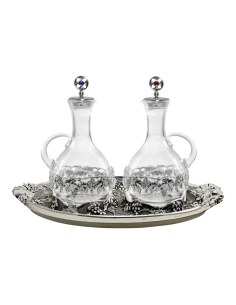 Silver Cruets “The Grapes of the Lord”