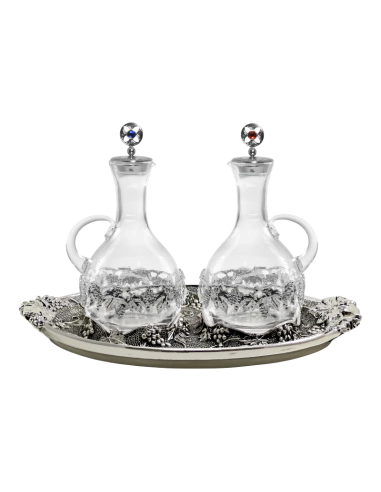 Silver Cruets “The Grapes of the Lord”