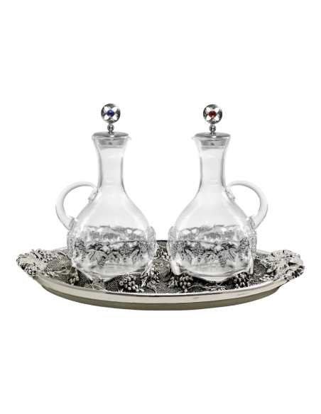 Silver Cruets “The Grapes of the Lord”
