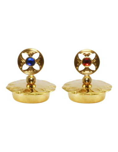 Vinajeras las Uvas del señor doradas