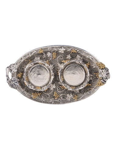 Vinajeras las Uvas del señor doradas