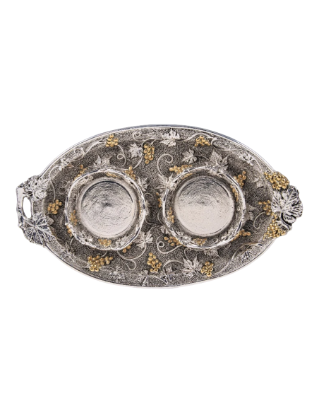 Vinajeras las Uvas del señor doradas