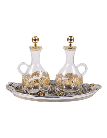 Vinajeras las Uvas del señor doradas