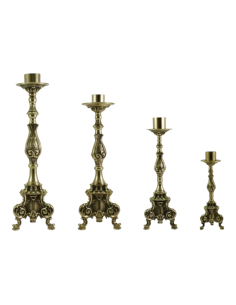 Candelabro barroco envejecido