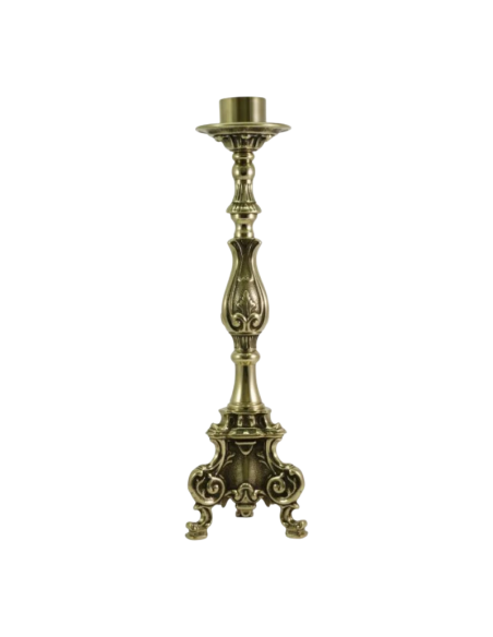 Candelabro barroco envejecido