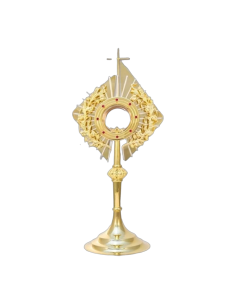 Custodia espigas del señor con pedrería