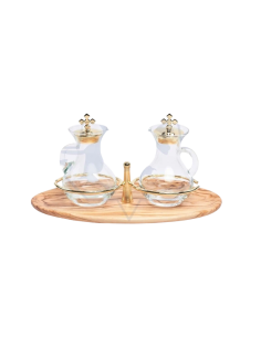 Vinajeras en madera de Olivo