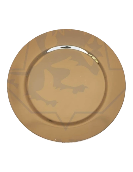 Patena lisa con fondo