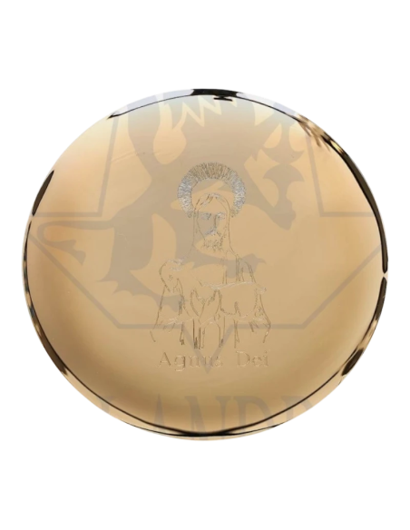 Paten with Engraving of Jesus