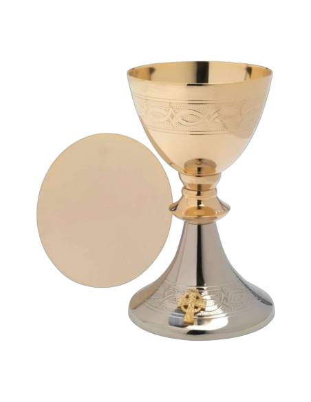 Juego Cáliz y Copón Sacra Crux