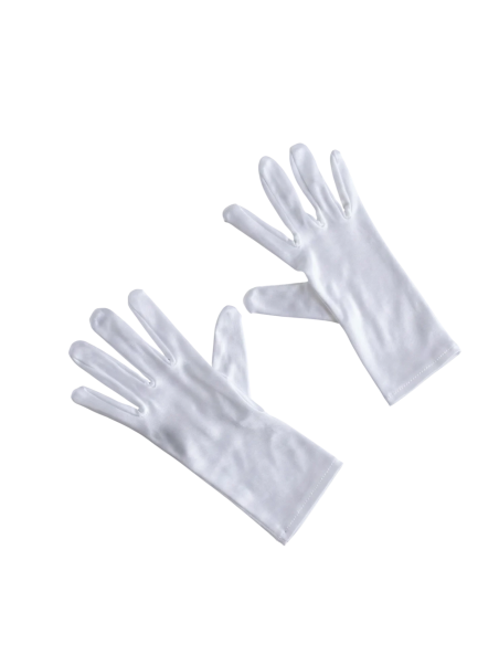 Guantes para nazareno Blancos 100% algodón