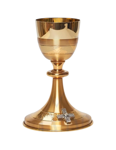 Hammered Chalice with Cross of God