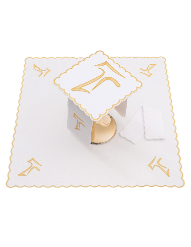 Set de Altar bordado Cruz Tao