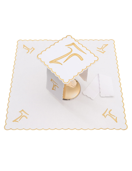 Set de Altar bordado Cruz Tao