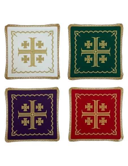 Embroidered Jerusalem Cross Priest Pall