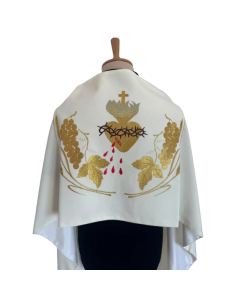 Sacred Heart Shoulder Veil