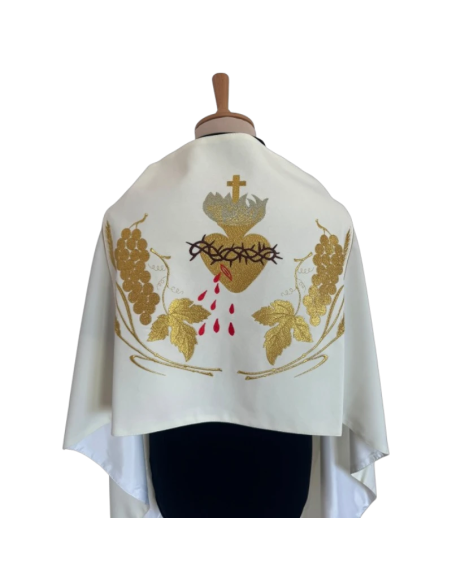 Sacred Heart Shoulder Veil