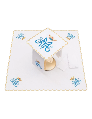 Set de Altar bordado María Coronada