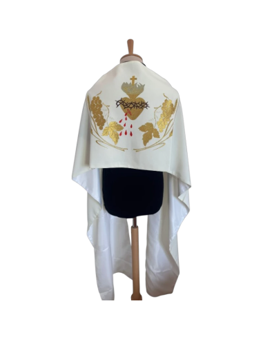 Sacred Heart Shoulder Veil