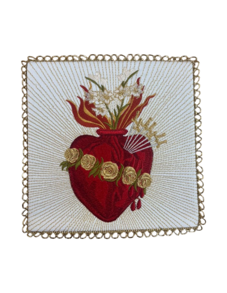 Palia Sacerdotal Corazón de Maria Premium