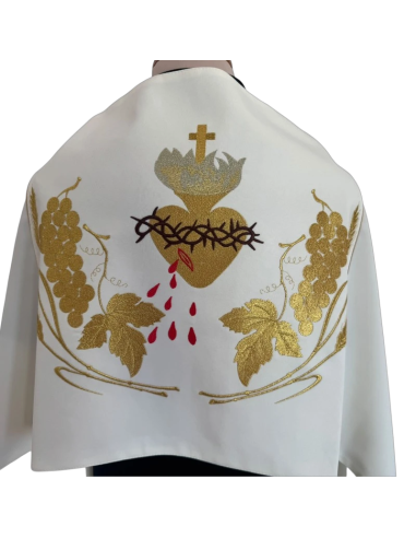 Sacred Heart Shoulder Veil