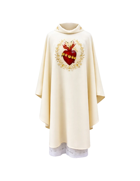 Casulla Corazón de María