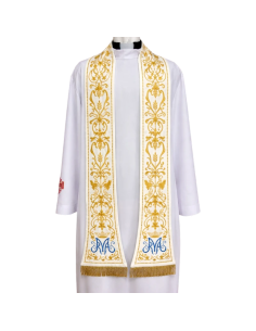 Estola de terciopelo Mater Dei