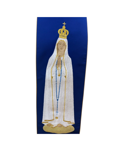 Casulla Virgen de Fátima