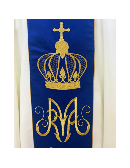 Casulla Virgen de Fátima