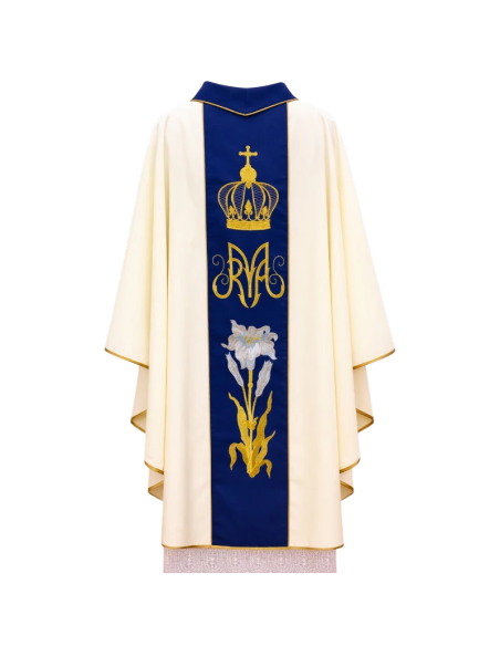 Casulla Virgen de Fátima