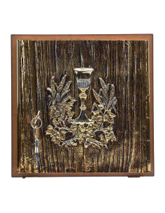 Sagrario con caliz en relieve