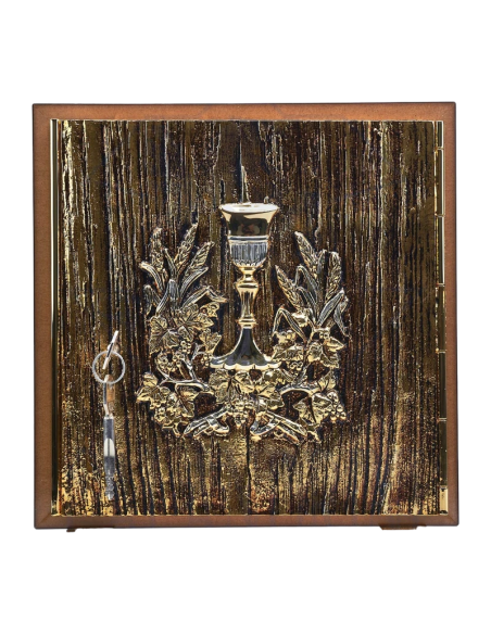 Tabernacle with embossed chalice
