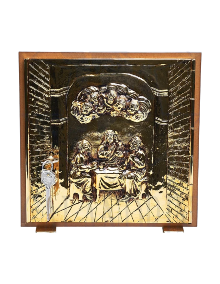 Sagrario última cena en laton