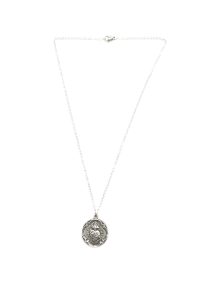 Detente Necklace 20 mm Silver | Sacred Heart