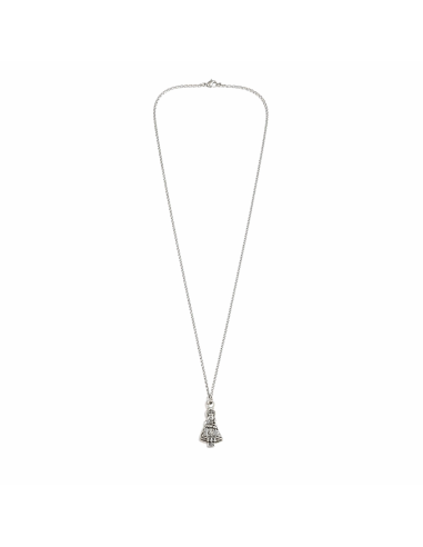 Our Lady of Covadonga Necklace Silver 19 mm | Religious Jewelry