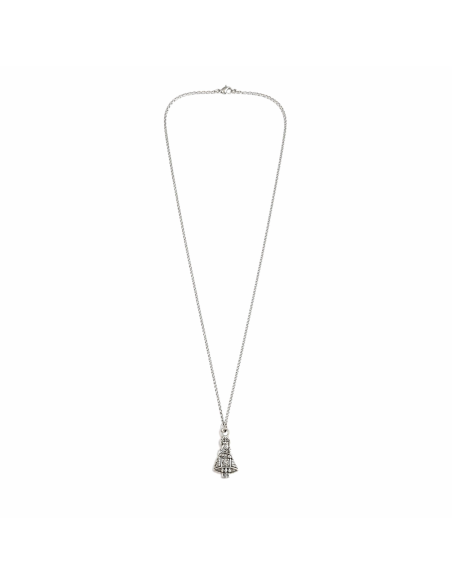 Our Lady of Covadonga Necklace Silver 19 mm | Religious Jewelry