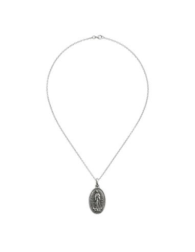 Our Lady of Guadalupe Necklace Silver 20 mm | Religious Jewelry