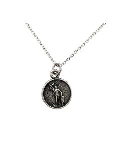 Collar San Miguel chapado en plata 11 mm