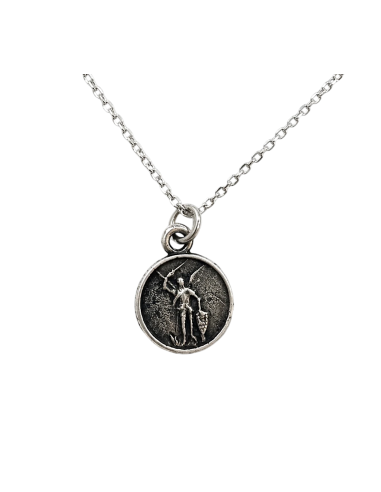 Collar San Miguel chapado en plata 11 mm