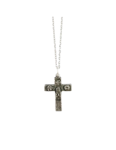 collar cruz camino de santiago 20 mm plata cruz peregrino 2