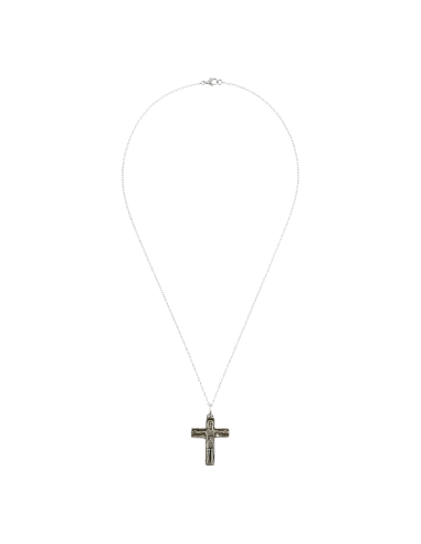 Collar Cruz Camino de Santiago 20 mm | Chapado en Plata